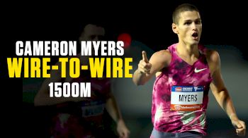 Cameron Myers Leads Wire To Wire in 1500m in Melbourne | World Athletics Continental Tour