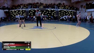 150 lbs Cons. Round 2 - Landen Goble, CHIPPEWA vs Michael Foster, VALLEY FORGE