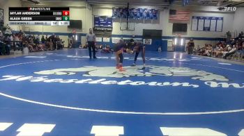 126 lbs Placement Matches (8 Team) - Jaylah Anderson, Ocean Springs Women vs Alaija Green, St. Martin High School Girls