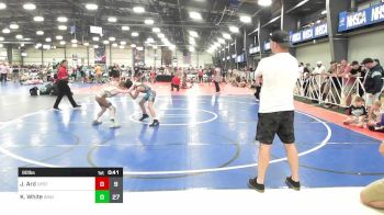 90 lbs Rr Rnd 3 - Jaz Ard, Upstate Uprising White vs Kael White, Grain House Grapplers