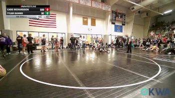 140 lbs Rr Rnd 2 - Cade Richardson, Barnsdall Youth Wrestling vs Tyler Dawes, IRONMEN Wrestling Club
