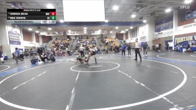 165 lbs Quarterfinal - Joshua Silva, Mayfair vs Rex Topete, South Hills