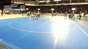 Girls 105 lbs Champ. Round 1 - Kennedy Chevallier, Auburn Riverside (Girls) vs Mya Robles, Peninsula (Girls)