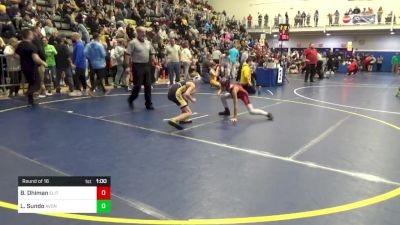 80 lbs Round Of 16 - Bert Dhiman, Elite vs Luca Sundo, Avonworth