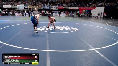 189 lbs Cons. Round 1 - Peter Calugan, Sand Point High School vs Matthew Afcan, St. Mary`s