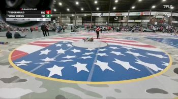 40 lbs Semifinal - Remi Weeks, Shepherd Wrestling Club vs Teddi Hould, Mustang Wrestling Club