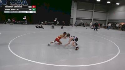 75 lbs Cons. Rd Of 16 - James Wirick III, Eastwood Eagles Wrestling Club vs Kingston Mercurio, Peterson Grapplers Wrestling Club