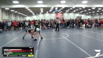 77 lbs Quarterfinal - Vince VonBernewitz, VB FIGHTHOUSE vs Eli Garcia, Ramblers