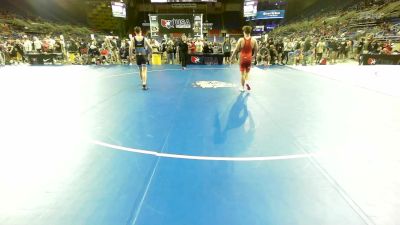 165 lbs Rnd Of 64 - Aliaksandr Kikiniou, CA vs Gabe Lilly, PA