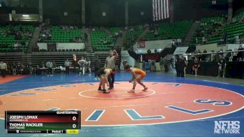 138 lbs Quarterfinal - JOESPH LOMAX, Alexandria HS vs Thomas Rackler, Scottsboro