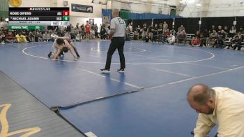 125 lbs Champ. Round 2 - Hobe Givens, Arcadia vs Michael Adams, Ursinus