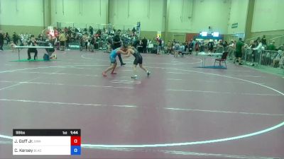 98 lbs Consolation - Jason Goff Jr., Gladiator Wrestling Academy vs Colton Kersey, Black Flag Wrestling Academy