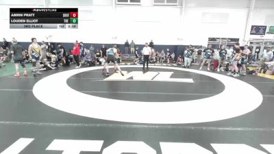 146 lbs 3rd Place - Amrin Pratt, SouthTown Savages-HS vs Louden Elliot, The Plumbers-HS