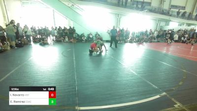 123 lbs Consi Of 16 #1 - Isaac Navarro, Vista vs Edward Ramirez, Coachella Valley WC