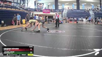 140 lbs Round 2 - Jacob Lucas, Unattached vs Graeden Demario, D3 Elite