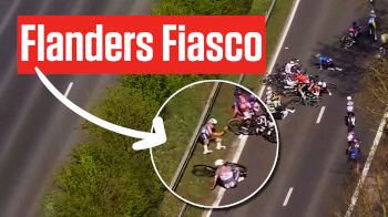 Massive Crash Takes Down Van der Poel At RVV