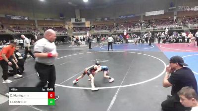 46 lbs Final - Cruz Montez, Steel City Reloaded WC vs Isaiah Lopez, Black Fox Wrestling Academy