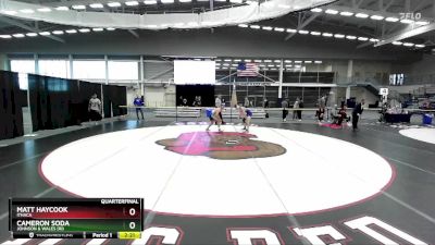 141 lbs Quarterfinal - Matt Haycook, Ithaca vs Cameron Soda, Johnson & Wales (RI)