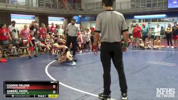 65 lbs Placement Matches (16 Team) - Gabriel Hayes, Missouri Mon-Stars vs Cooper Fielder, Backyard Brawlers