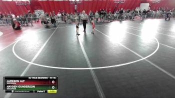 44-46 lbs Round 2 - Hayden Gunderson, Wisconsin vs Jameson Alt, Wisconsin