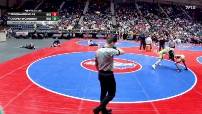 106-6A 1st Place Match - Cooper McArthur, Buford HS vs Teequavius Mills, Mill Creek