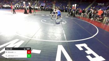 215 lbs Round Of 64 - Michael Klovski, Lexington vs Samuel Johnson, Newton South