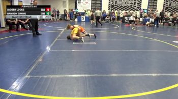 116 lbs Quarterfinal - Jagger Locke, Gold Schopp vs Samson Grove, SHWA
