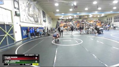 126 lbs Cons. Round 4 - Cade Johnston, Tri City Christian vs Tyler Mason, La Mirada