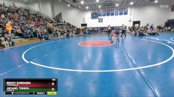 165 lbs Champ. Round 2 - Brody Sorensen, Thermopolis vs Michael Tomich, Buffalo