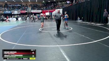 100G Quarterfinal - Renee Brown, Nome High School vs Grace Loutzenhiser, Colony High School