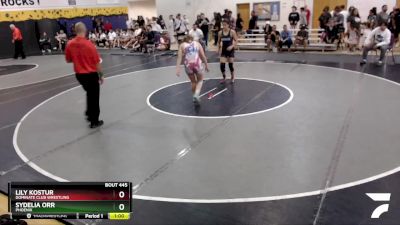 132 lbs Cons. Semi - Sydelia Orr, Phoenix vs Lily Kostur, Dominate Club Wrestling