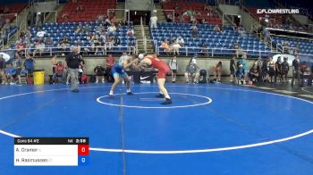 170 lbs Cons 64 #2 - Adrien Cramer, Illinois vs Hunter Rasmussen, Connecticut