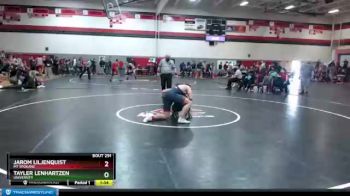 195 lbs Semifinal - Tayler Lenhartzen, University vs Jarom Liljenquist, Mt Spokane