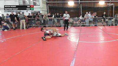 152 lbs Rr Rnd 1 - Devon Weber, Superior Wrestling Acadamy vs Matthew Dailey, Wyoming Seminary