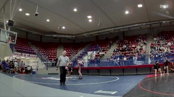 144 lbs 5th Place Match - Isaac Samson, South Pontotoc vs Braxton Sandlin, Saltillo High School