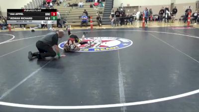60 lbs Cons. Semi - Kai Appel, Dakota Boyz Wrestling Club vs Rowan Richard, MATPAC Wrestling - ND