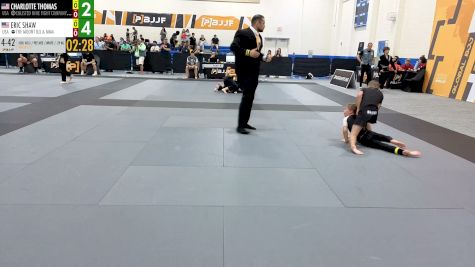 Charlotte Thomas vs Eric Shaw 2026 PBJJF Pan American Jiu-Jitsu Championships