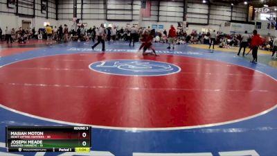 175 lbs Round 3 (4 Team) - Masiah Moton, HEAVY HITTING HAMMERS vs Joseph Meade, HANOVER HAWKEYE