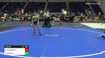 70 lbs 3rd Place - Brandon Avila Ramos, Independent vs Lazarus McEwen, Mat Demon WC