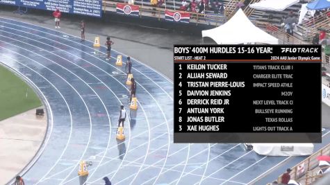 Youth Boys' 400m Hurdles, Finals 2 - Age 15-16