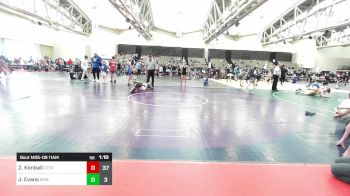 106 lbs Rr Rnd 9 - Zephyr Kimball, CT Tugman Rothman vs Jacob Evans, Maine Hammas