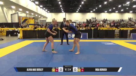 Inga Boruch vs Alivia Mae Bierley 2025 World IBJJF Jiu-Jitsu No-Gi Championship