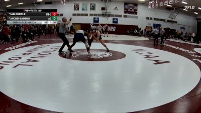 197 lbs 3rd Place Match - Ian Pepple, Wisconsin-Eau Claire vs Jacob Badger, Augustana (il)