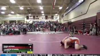 182 lbs 13th Place Match - Dade Altman, Solon vs Cameron Scheidel, Crestwood
