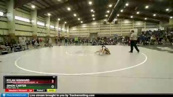 77 lbs Round 1 (4 Team) - Simon Carter, Bear Cave vs Rylan Winward, Sanderson Wrestling Academy