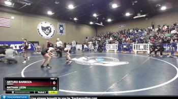 113 lbs Quarterfinal - Arturo Barboza, Wasco vs Nathan Leon, Madera South