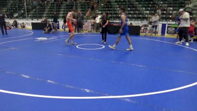 132 lbs Cons. Sub-semis - Gavin Sanders, Big Game Wrestling Club vs Konstantinos Panos, Eastern Iowa Wrestling Club