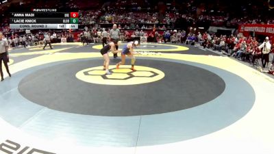 G-125 lbs Cons. Round 3 - Anna Madi, G-Brecksville vs Lacie Knick, G-Olen. Orange