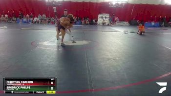 132 lbs Round 1 (16 Team) - Christian Carlson, White Bear Lake vs Brodrick Phelps, Creston