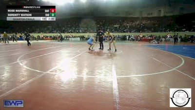 161 lbs Quarterfinal - Rose Marshall, Santa Fe South vs Serenity Watson, Enid Junior High